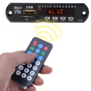 Auto Audio amplifier Bluetooth MP3 Decoder Board module mp3 player stero Music speaker AUX USB TF FM Radio WMA SD free shipping