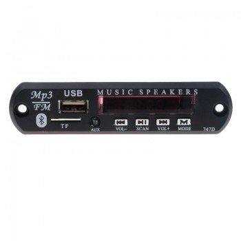Auto Audio amplifier Bluetooth MP3 Decoder Board module mp3 player stero Music speaker AUX USB TF FM Radio WMA SD free shipping