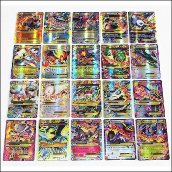 No Repeat 100 120 200 Pcs EX GX MEGA Shining pokemons Cards Game Battle Carte 100pcs Trading Cards Game Children Toy
