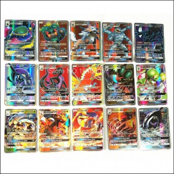 No Repeat 100 120 200 Pcs EX GX MEGA Shining pokemons Cards Game Battle Carte 100pcs Trading Cards Game Children Toy