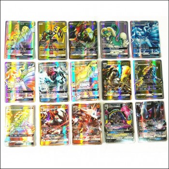 No Repeat 100 120 200 Pcs EX GX MEGA Shining pokemons Cards Game Battle Carte 100pcs Trading Cards Game Children Toy