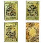 YU GI OH Gold Card Metal Card Local Japanese Golden Eye White Dragon VOL Edition Collection Card Kids Toy Gift