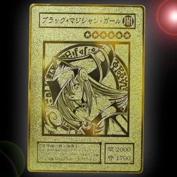 YU GI OH Gold Card Metal Card Local Japanese Golden Eye White Dragon VOL Edition Collection Card Kids Toy Gift