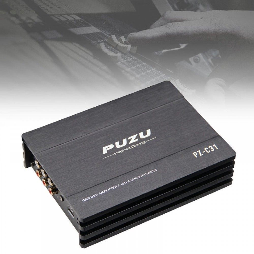 12V 31 Bands 4x150W Car Digital Audio Processor DSP Amplifier Bluetooth WIFI for Computer Phone EQ High Precision Tuning