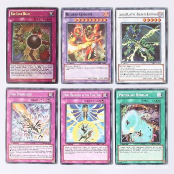 Yugioh 216 Pcs Set with Box Yu Gi Oh Anime Game Collection Cards Kids Boys Toys for Children Christmas Present