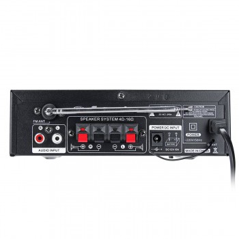 KROAK 600W 12V 220V Mini USB Car Bluetooth HiFi Stereo Audio Power Amplifier Remote Control for Car Auto Home Audio