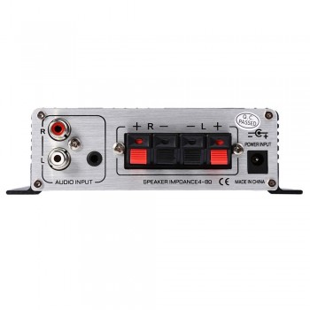 Lepy LP2020A EU Plug Car Amplifier HiFi Digital Stereo Audio Amplifiers Over-current Protection Infrared Remote Control