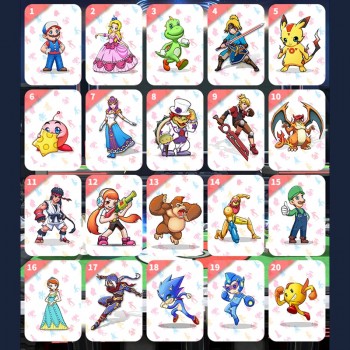 20PCS Game Collection NFC Cards For Super Mario Smash Ball Bros Brother Ultimate For NS Switch