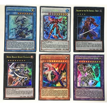 60pcs Different Yugioh Paper Cards with Iron Box Yu gi oh Anime Game Collection Cards Kids Boys Toys Gift