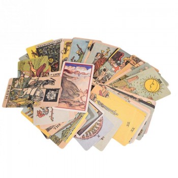 84pcs Mystic Tarot Cards Deck Card Game Children Adults  English Version Board Games Fortune witch Card Game Shadowscapes Tarot
