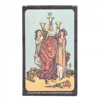 84pcs Mystic Tarot Cards Deck Card Game Children Adults  English Version Board Games Fortune witch Card Game Shadowscapes Tarot