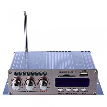 Kentiger HY-502S Bluetooth Speaker Dual Channels 20W X 2RMS Wired/Wireless HiFi Super Bass Output Amplifier Without Power Supply