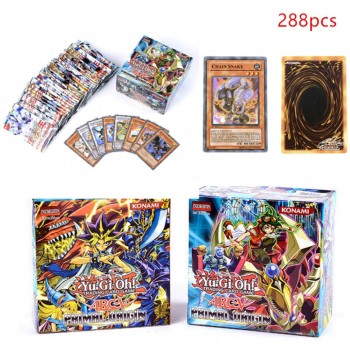 Japanese Play Cards Yu Gi Oh Game Collection Toys Yugioh 288 Pcs Tickets Yu-gi-oh Japan Duel Legendary Toys English version