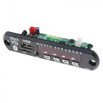 Newest Arrival Wireless Bluetooth 12V MP3 WMA Decoder PCBA Board Audio Module USB TF remote control Radio