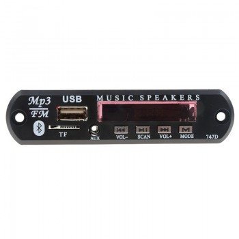 Newest Arrival Wireless Bluetooth 12V MP3 WMA Decoder PCBA Board Audio Module USB TF remote control Radio