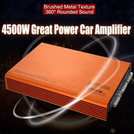 12V Car Stereo Amplifier 4 Channel Auto Audio Amplifiers Sound 360 Rounded Sound Universal for Cars Home