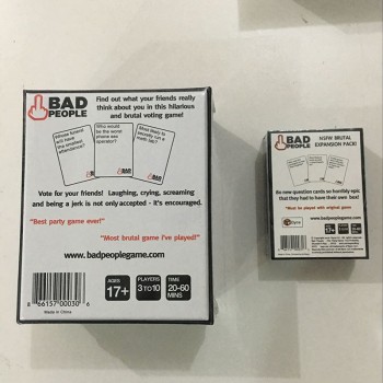 Bad People The Basic And Extended Versions Game Adult Party Cards Game The   Intellectual Development Educational Toy