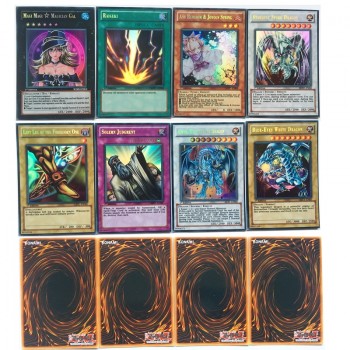 60PCS/Set English Yugioh Cards With Beautiful Metal Box Collection Card Yu Gi Oh Game Paper Cards Toys For Children Adult Gift