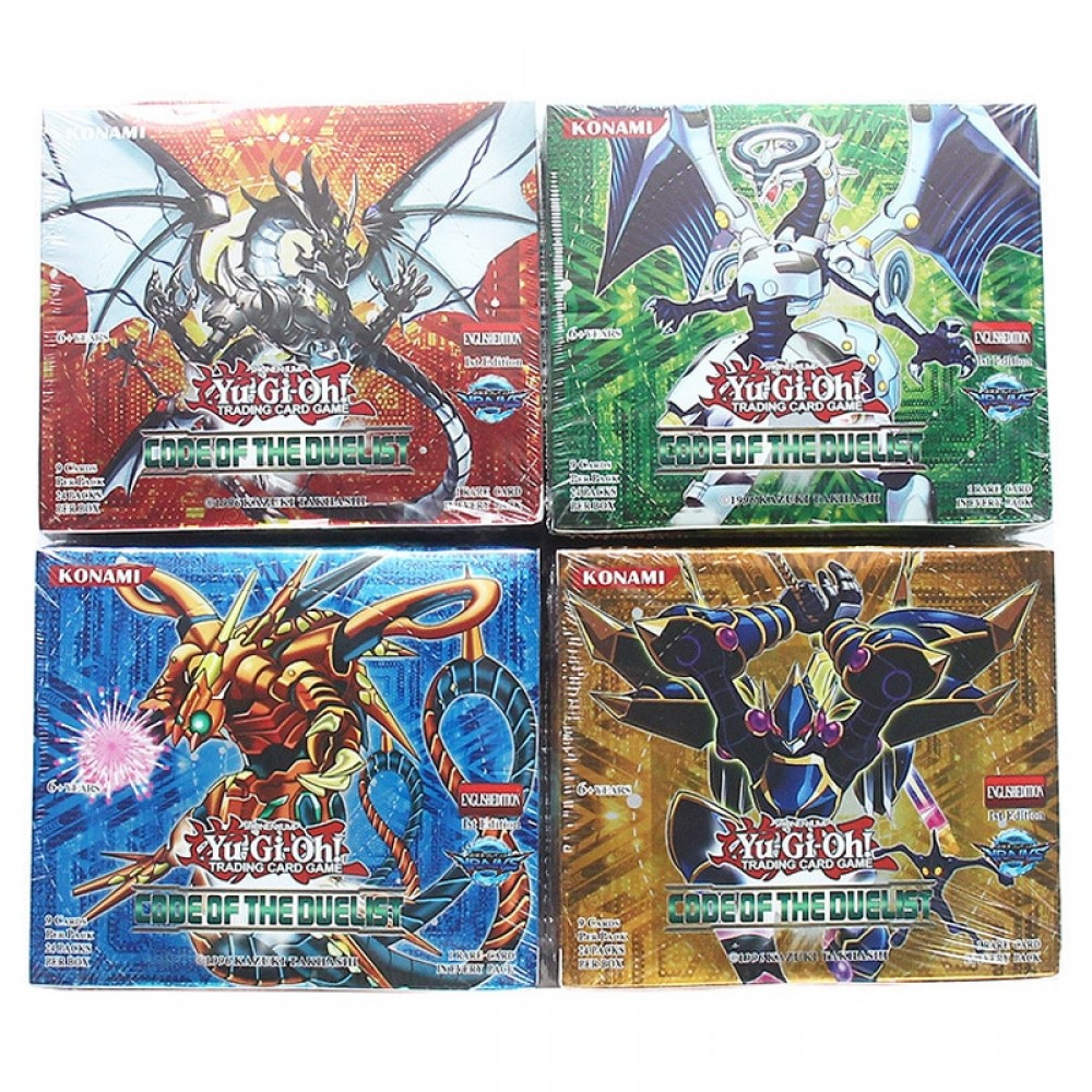 216pcs Yugioh Paper Cards with Box Yu gi oh Anime Game Collection Cards Kids Boys Toy
