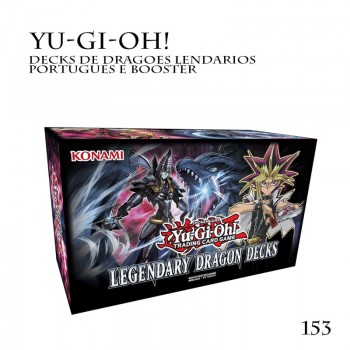 153pcs / set Yu Gi Oh Trading Game Cards Legendary Dragon Decks English Cards Anime Yugioh Game Cards For Collection HX225
