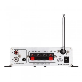 Lepy A7 Bluetooth Wireless Amplifier 2-channel HiFi Stereo Bass Audio Home Player Small Power Support SD USB FM For Motorbike