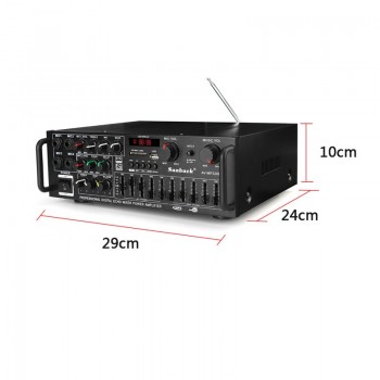 Universal bluetooth Car Auto Stereo Power Amplifier Car Sound Wireless Amplifier 2 Channel EQ Hifi Stereo Audio Amplifiers