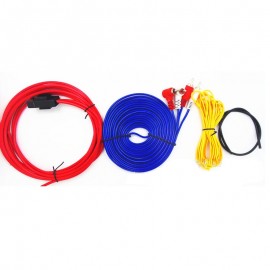 New Arrival Audio Amplifier Subwoofer Stereo 600watts Copper Wire Car  8G Line Kit  Cable Speaker Wires Booster Kits