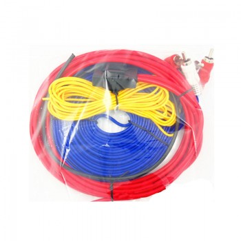 New Arrival Audio Amplifier Subwoofer Stereo 600watts Copper Wire Car  8G Line Kit  Cable Speaker Wires Booster Kits