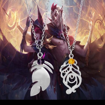 2018 Hot Game League Legends Toy XAYAH And RAKAN Couples Necklace Toy LOL Jewelry Charms Cosplay Fans Toys For Children