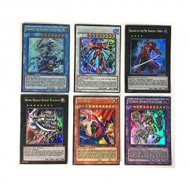 60PCS/Set Yugioh Rare Flash Cards Yu Gi Oh Game Paper Cards Kids Toys Girl Boy Collection Yu-Gi-Oh Cards Christmas Gift Toys