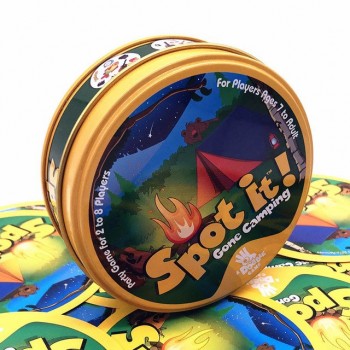New English version children play board game card spot it game Family Party Entertainment Board Game Icon Match Card Game