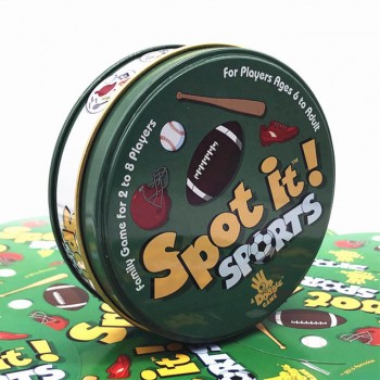 New English version children play board game card spot it game Family Party Entertainment Board Game Icon Match Card Game