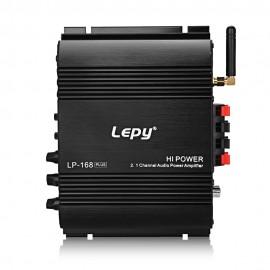 Lepy  LP - 168 Plus Super Bass HiFi Stereo Audio Car Amplifier with Wireless Bluetooth 2.1 + EDR