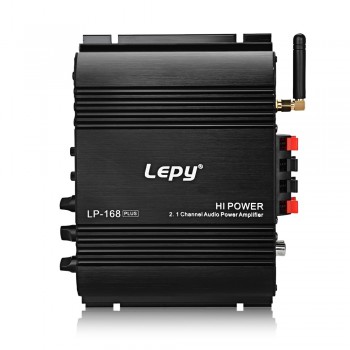 Lepy  LP - 168 Plus Super Bass HiFi Stereo Audio Car Amplifier with Wireless Bluetooth 2.1 + EDR