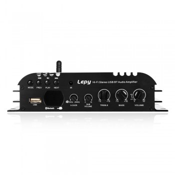 Lepy  LP - 168 Plus Super Bass HiFi Stereo Audio Car Amplifier with Wireless Bluetooth 2.1 + EDR