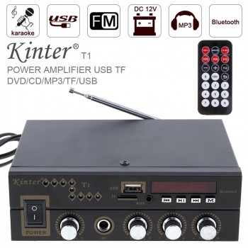 Bluetooth Durable Digital Car Audio Amplifier Auto FM Radio Stereo Player Support SD/USB/DVD/MP3 with Remote Control