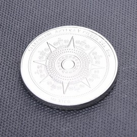 Silver MEDALS The Aztec calendar commemorative COINS