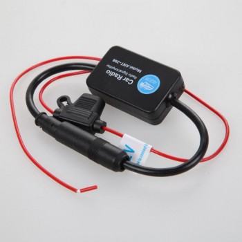 Car Amplifier Radio FM Antenna Signal ANT-208 Car Auto FM/AM Antenna Booster Windshield Mount Antenna Aerials Automobile Radio