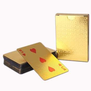 Black Golden Playing Cards Game Collection Cards Poker Set Waterproof Kids Adults Games Toys Gifts