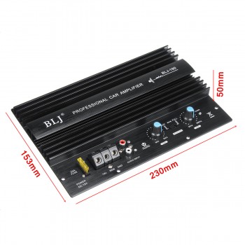 12V 1000W 105dBA Mono Car Audio High Power Amplifier Amp Board Powerful Bass Subwoofer Power Connection Electric Components