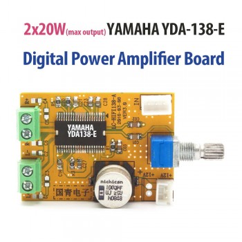 AMP TDA138-E Stereo Class D Digital Amplifier Board 2*20W 9-14V for DIY