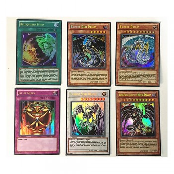60PCS/Set Yugioh English Rare Flash Cards Yu Gi Oh Game Paper Cards Kids Toys Girl Boy Collection Cards Christmas Gift