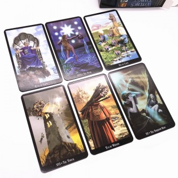 tarot card Full English radiant rider wait factory made high quality tarot cards with colorful box, board game, cards game 2018