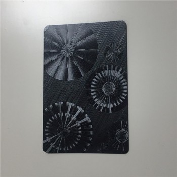 High quality 54pcs Waterproof Black Plastic Playing Cards Collection Black Diamond Poker Cards Creative Gift Standard  Cards