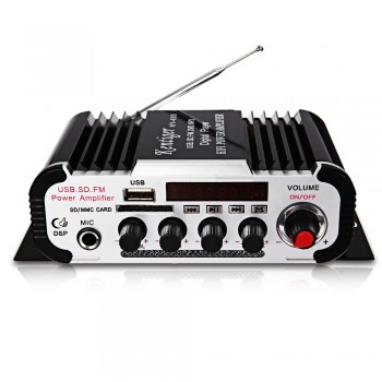 Kentiger HY - 600 Hifi Stereo Car Amplifiers FM MP3 USB Playback Digital Audio Amplifier IR Control DSP Sound Super Bass Speaker
