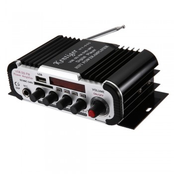 Kentiger HY - 600 Hifi Stereo Car Amplifiers FM MP3 USB Playback Digital Audio Amplifier IR Control DSP Sound Super Bass Speaker