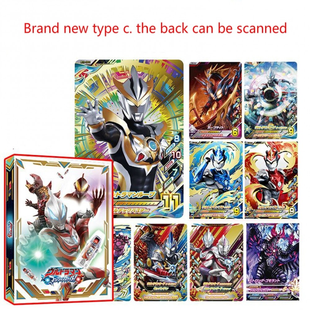 55 Pcs New Style Color Altman Monster anime Game Collection Card Combat Card Rob Ultraman Orb Geed Card Book Card Collection