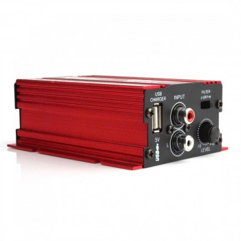 MA-150 500W 2-CH Mini Hifi Car Stereo Amplifier Hi-Fi Audio Power Amplifier Subwoofer DC 9-14V For Auto Motorcycle