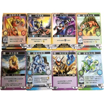 32 pcs/lot Cartoon Game Collection Cards 3D Version Plants vs Zombies Dragon Warrior Samurai Milky Way To Protect Kid Gift Toy