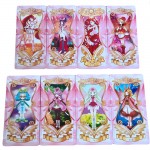 16 pcs/lot Cherry Blossom Fairy Collect Cards 3D Version Girl Favorite Trading Card Kid Gift Toy